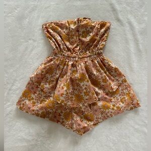 American Eagle Floral Romper